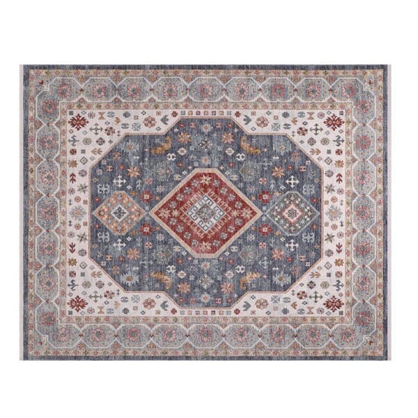 Tapete Retangular 1,4x2m Edantex Coliseo Cinza