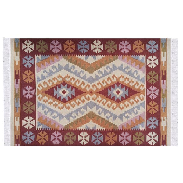 Tapete Retangular 2,4x3,5m Jolitex Kilim 4 Multicolorido