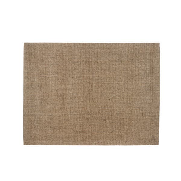 Tapete Sisal Retangular 1,5x2m Apaeb Liso Liso Casual Bege
