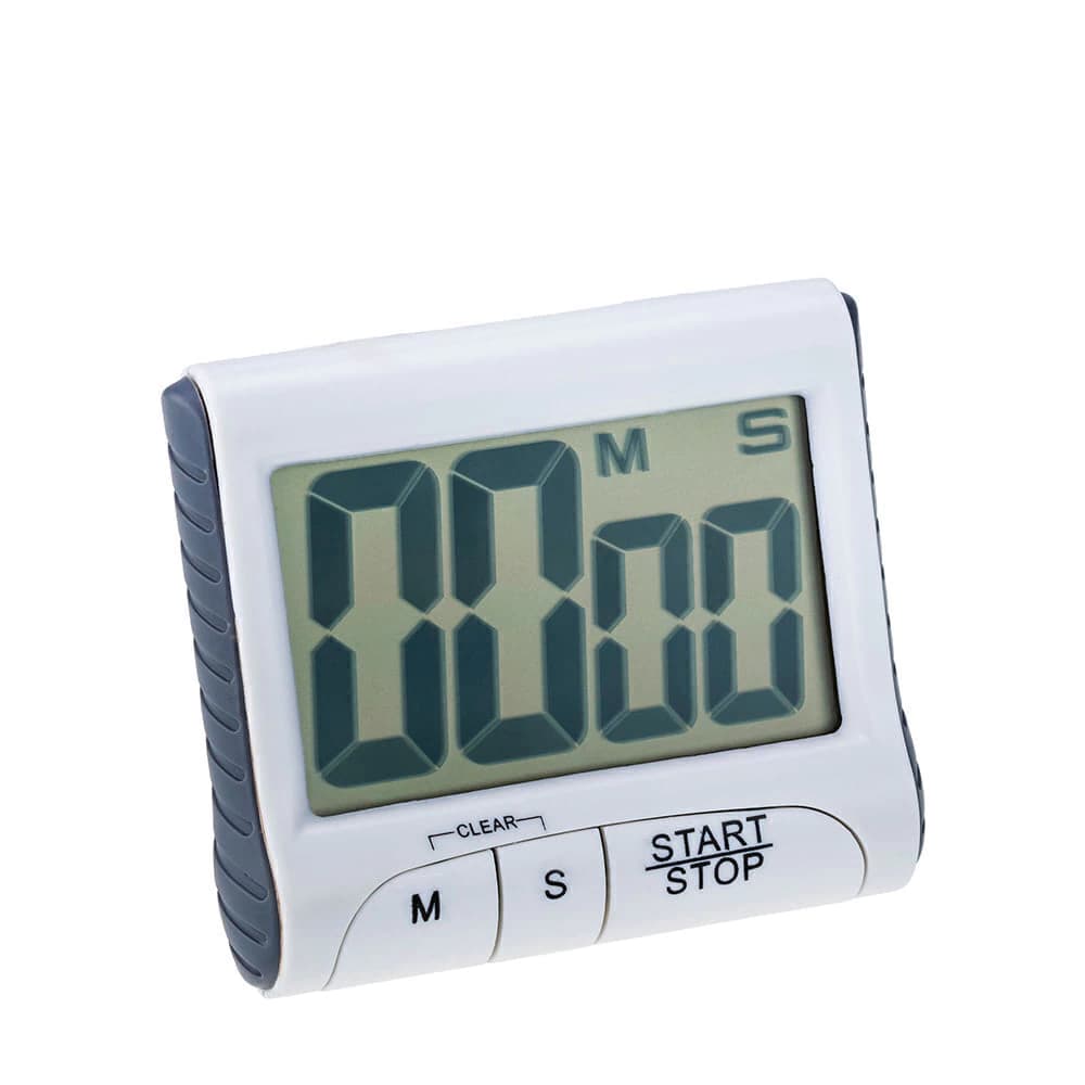 Timer Magnético Digital Lcd Branco 6x4CM