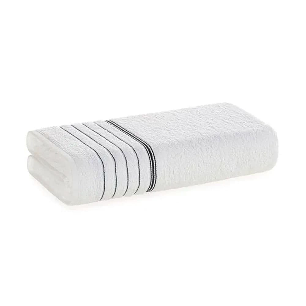 Toalha de Banho Bressan Branco Azul - Karsten