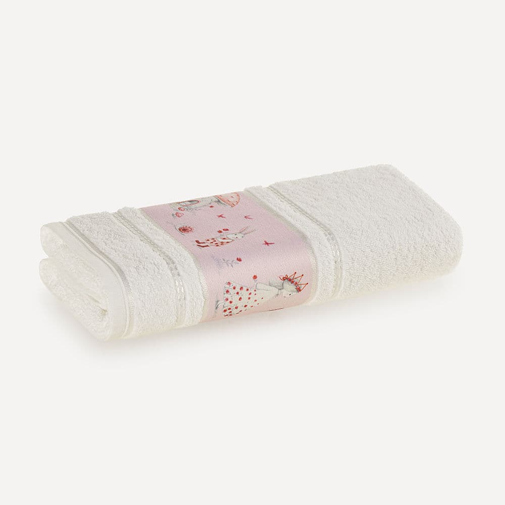 Toalha de Banho Infantil Lili Branco