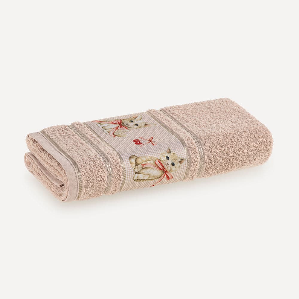 Toalha de Banho Infantil Pets Rosê