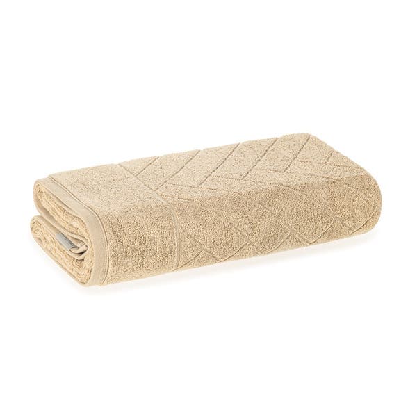 Toalha de Banho Karsten Aspen Caramelo Frapê 100% Algodão 70x140cm