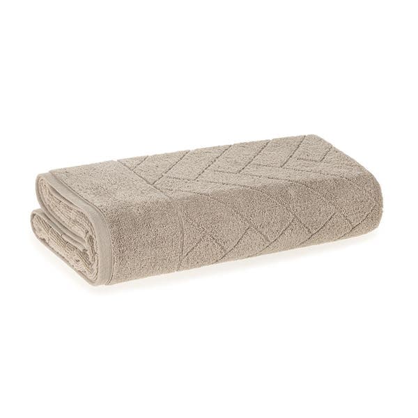 Toalha de Banho Karsten Aspen Cinza Lunar 100% Algodão 70x140cm