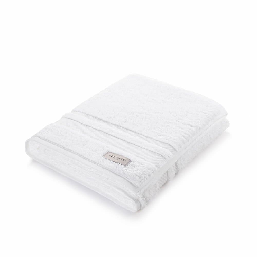 Toalha De Banho Lorenzi Branco Trussardi 70cm X 140cm