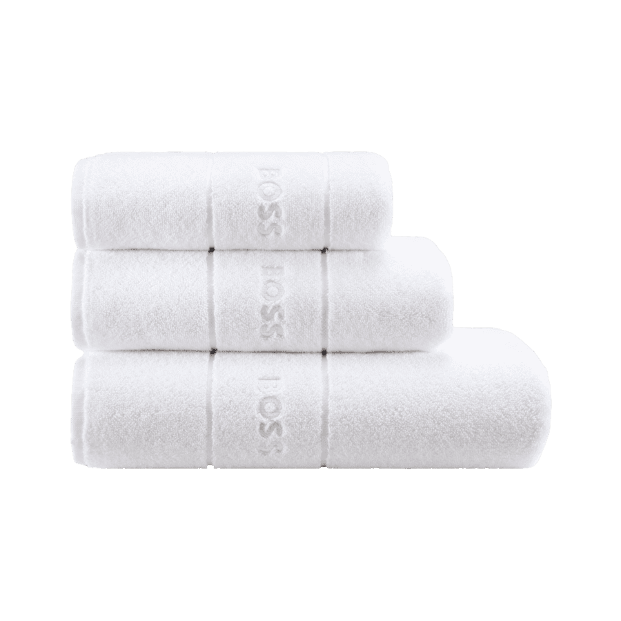 Toalha de Banho Plain Boss Home Branco 70cm x 140cm