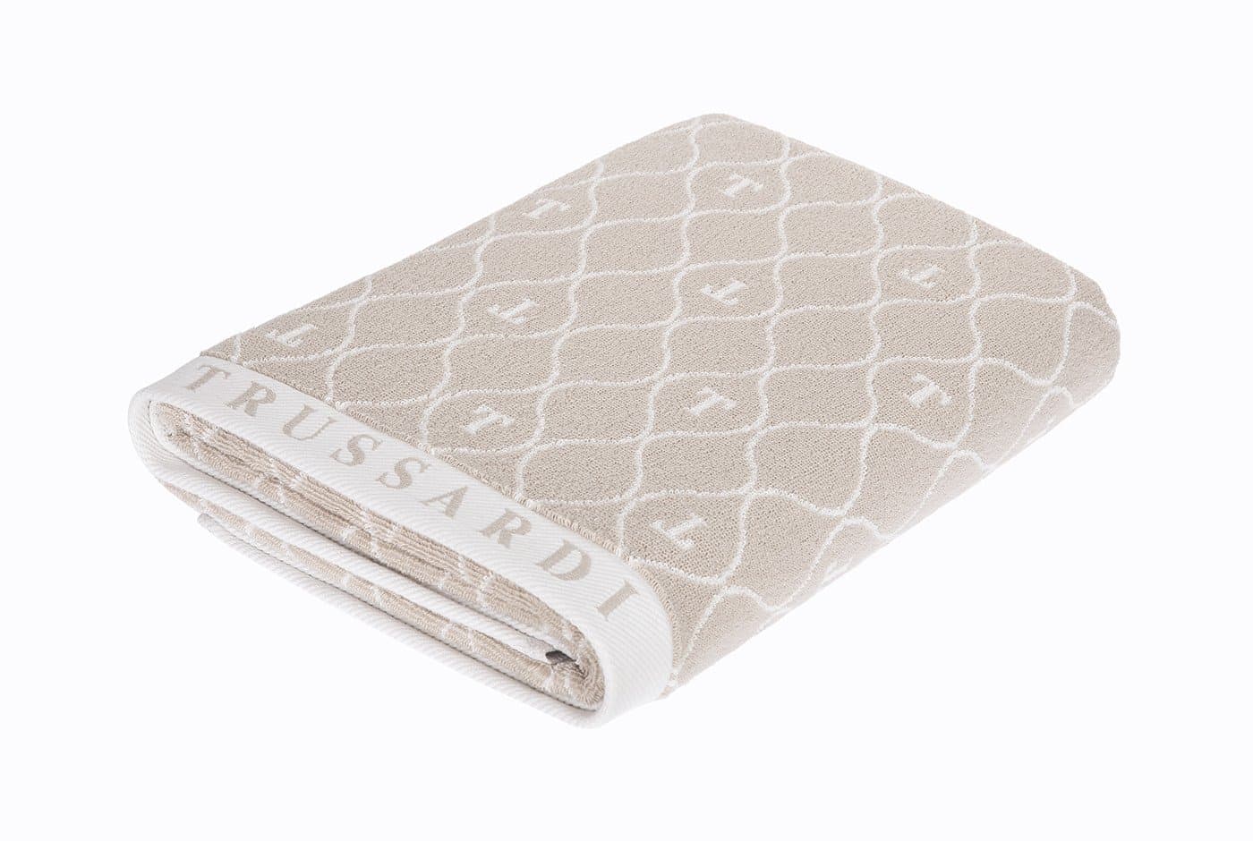 Toalha De Banho Speciale Trussardi Nocciola 86cm X 160cm