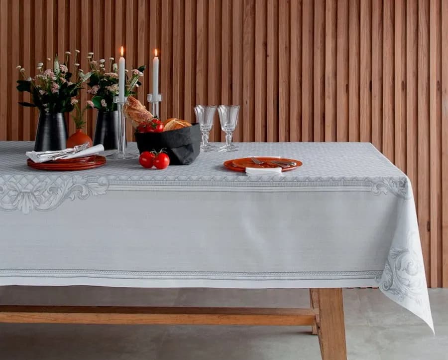 Toalha de Mesa Buddemeyer Impermeável Landon - Retangular - 1.60x2.20m