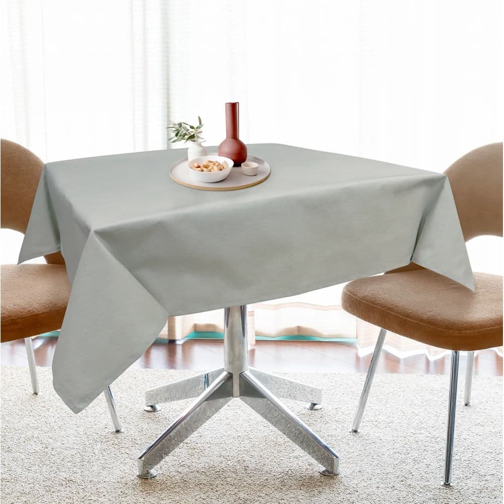 Toalha de Mesa Elegance 1,35x2,20m Cinza Claro Melissa - Branyl