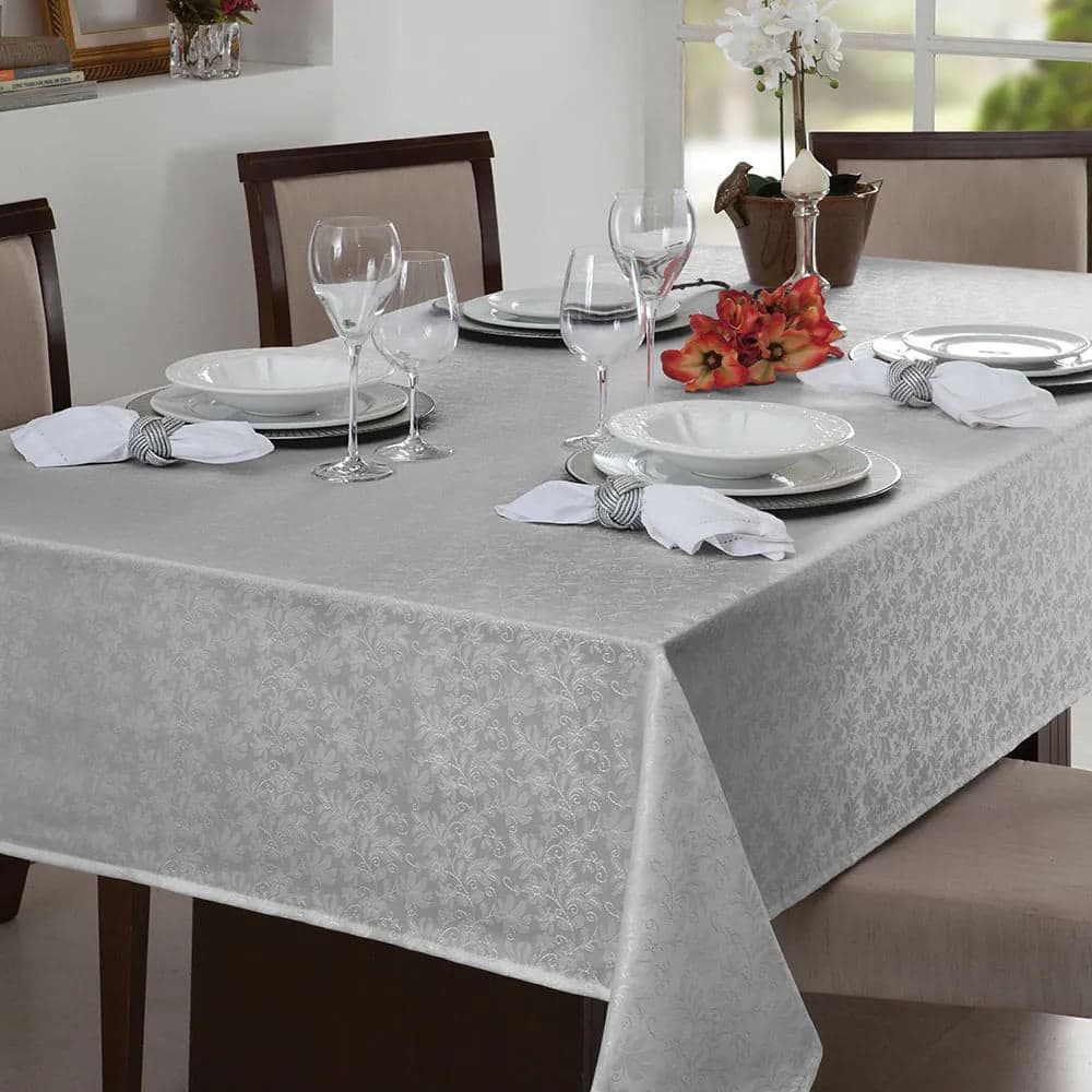 Toalha de Mesa Quadrada Pérola 0,78x0,78m Il Zani - Branyl