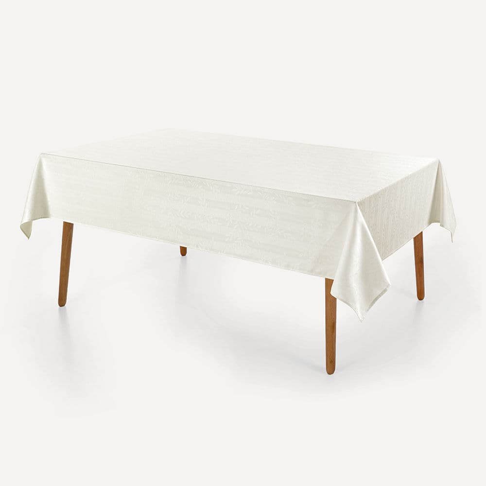 Toalha de Mesa Retangular 10 Lugares Serena Branco
