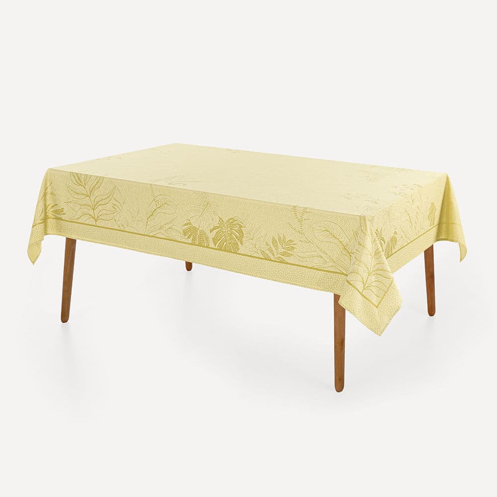Toalha de Mesa Retangular 6 Lugares Amaris Dourado