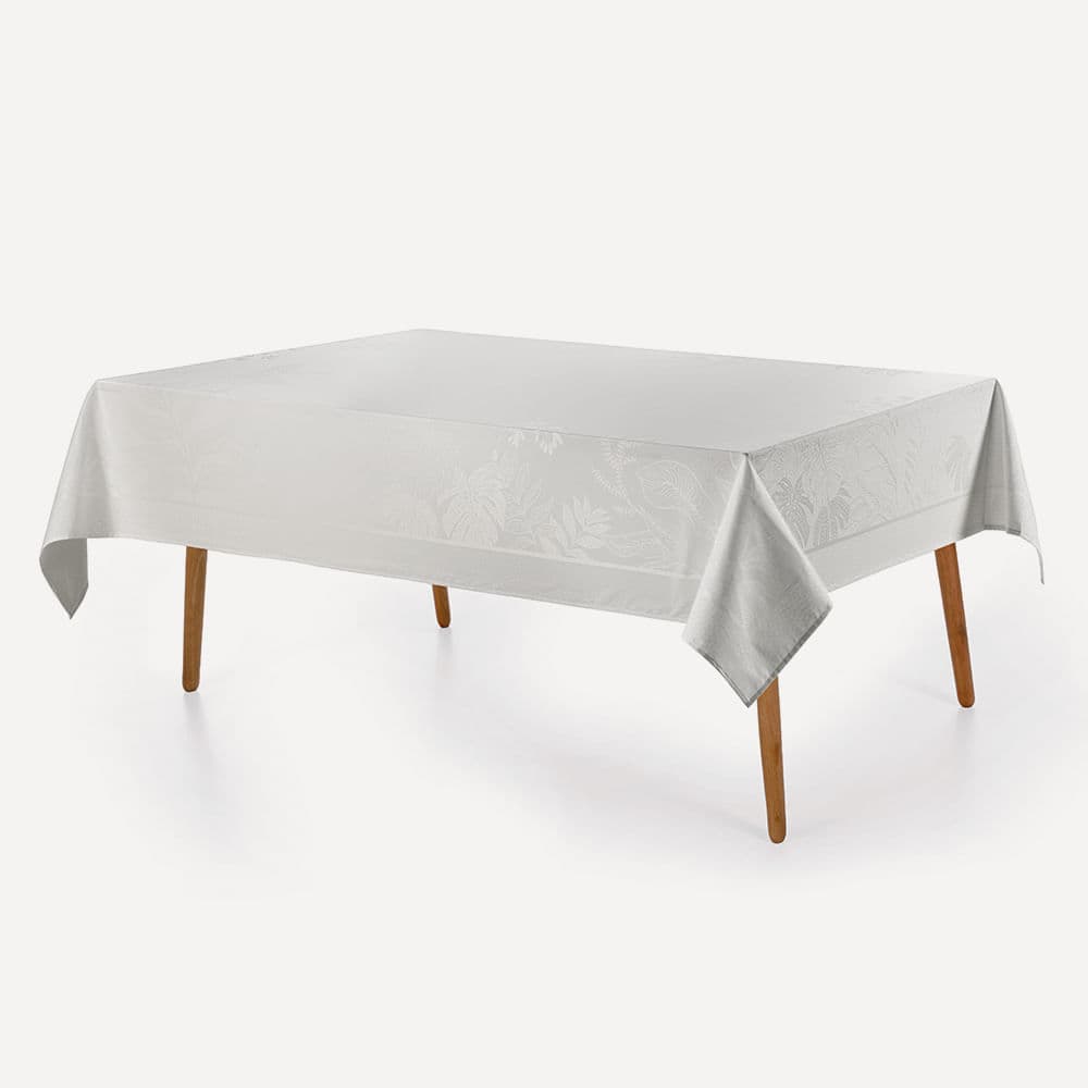 Toalha de Mesa Retangular 8 Lugares Amaris Branco