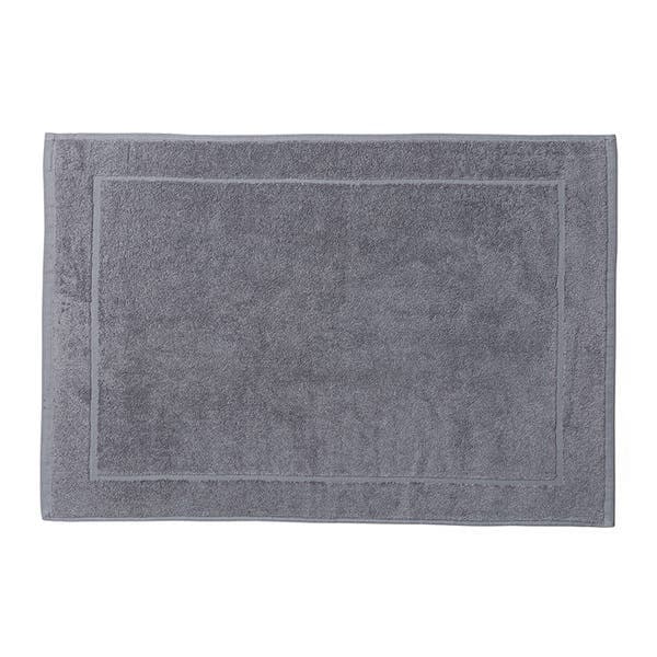 Toalha de Piso Karsten Juliet Cinza 100% Algodão 48x70cm