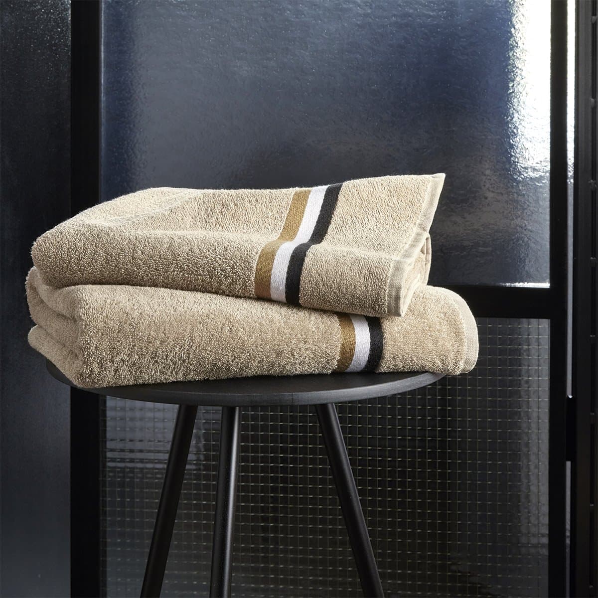 Toalha de Rosto BLinea Boss Home Bege 50 x 100 cm