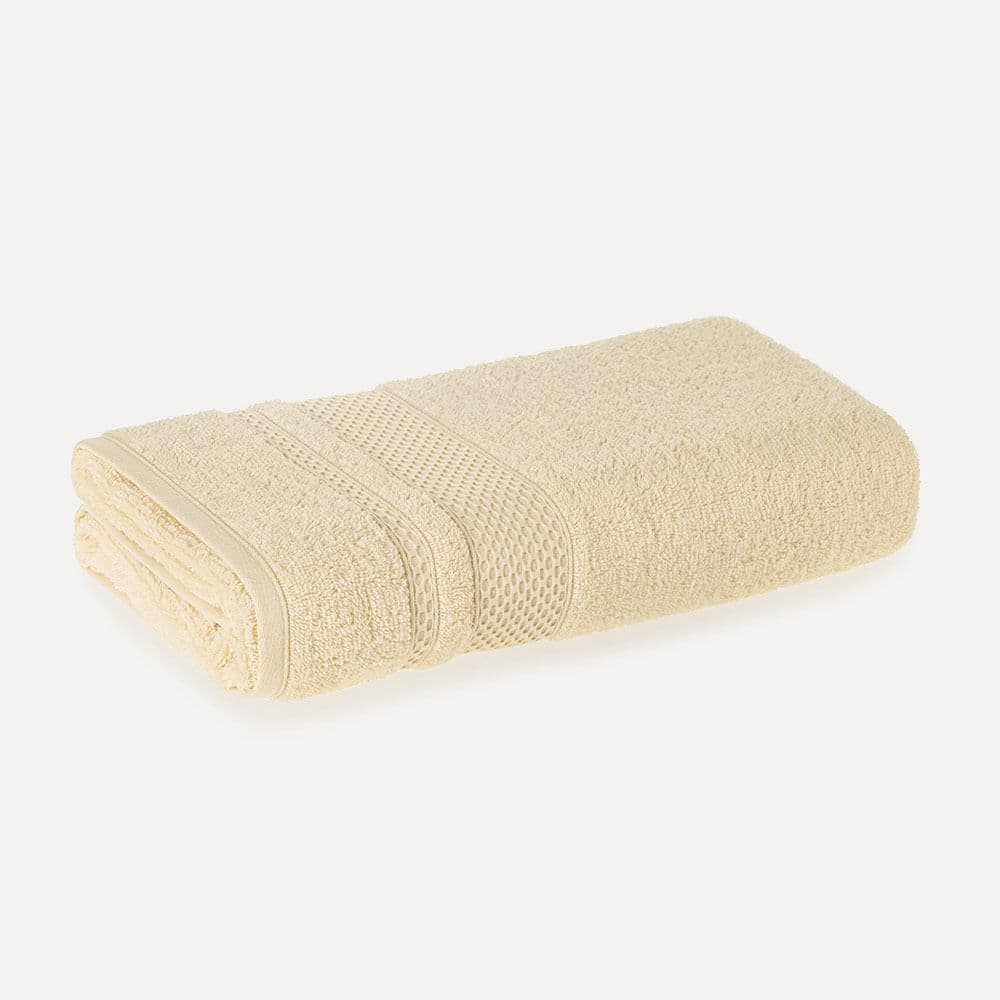 Toalha de Rosto Fio Penteado 100% Algodão Yves Vanilla
