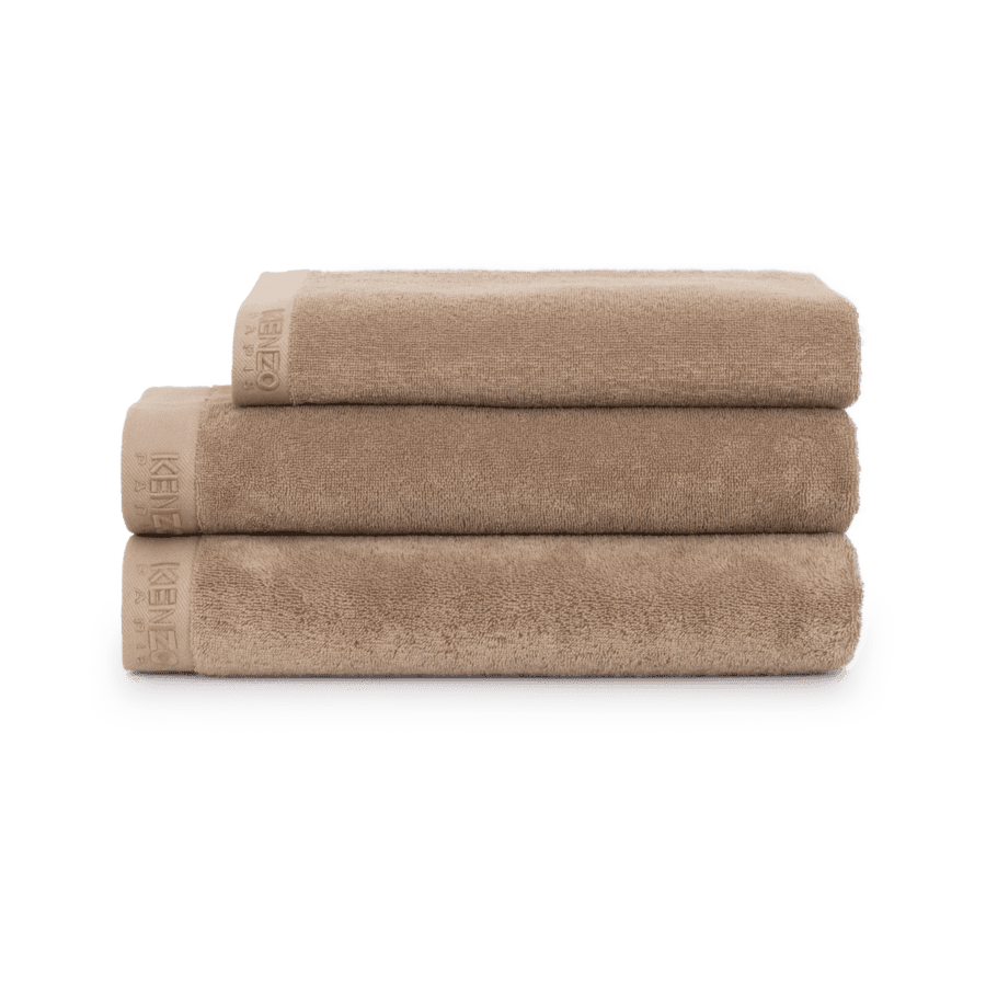 Toalha de Rosto Iconic 55 x 100cm Avelã Kenzo Home