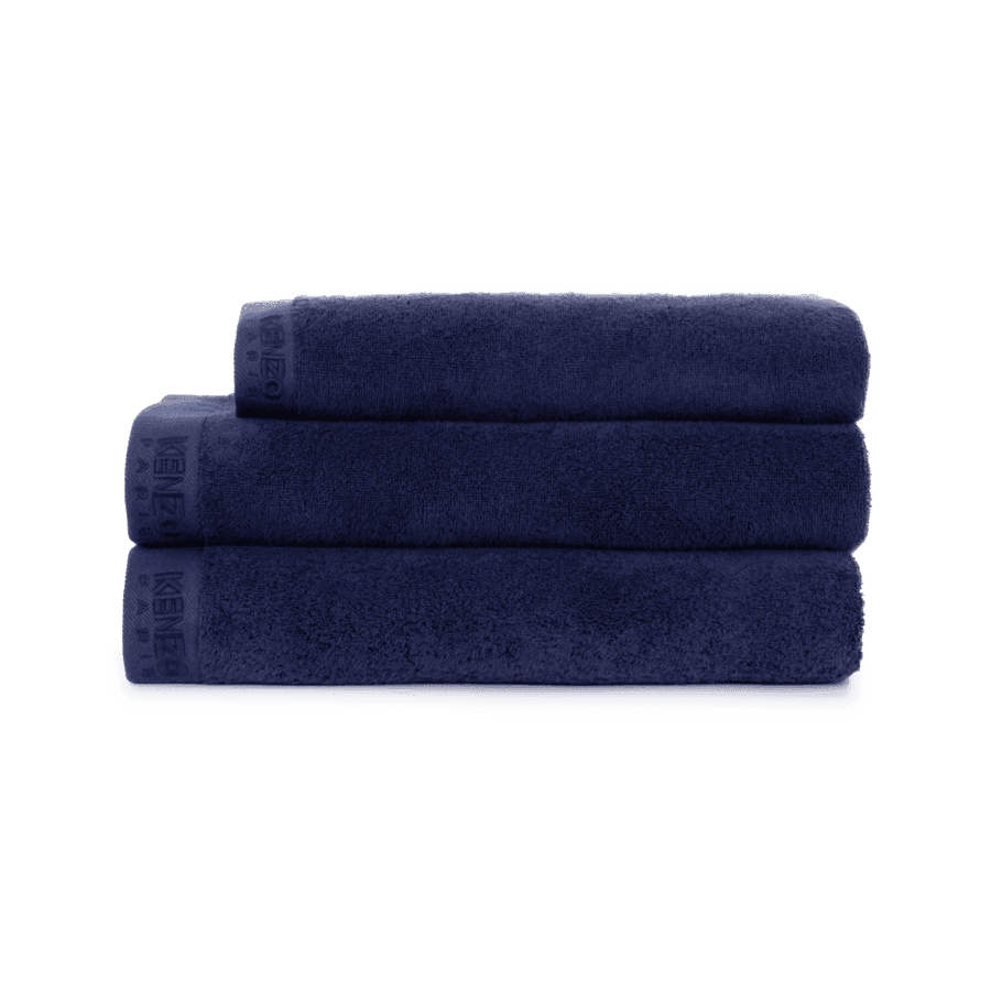 Toalha de Rosto Iconic 55 x 100cm Marinho Kenzo Home