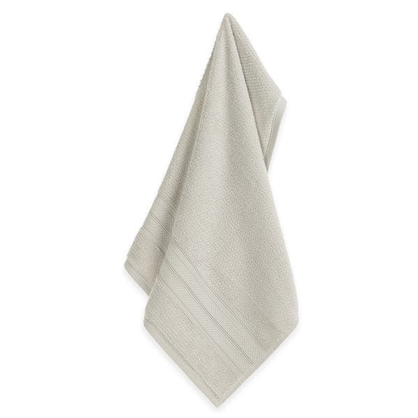 Toalha de Rosto Karsten Nuvia Platina Algodão 48x70 x1cm