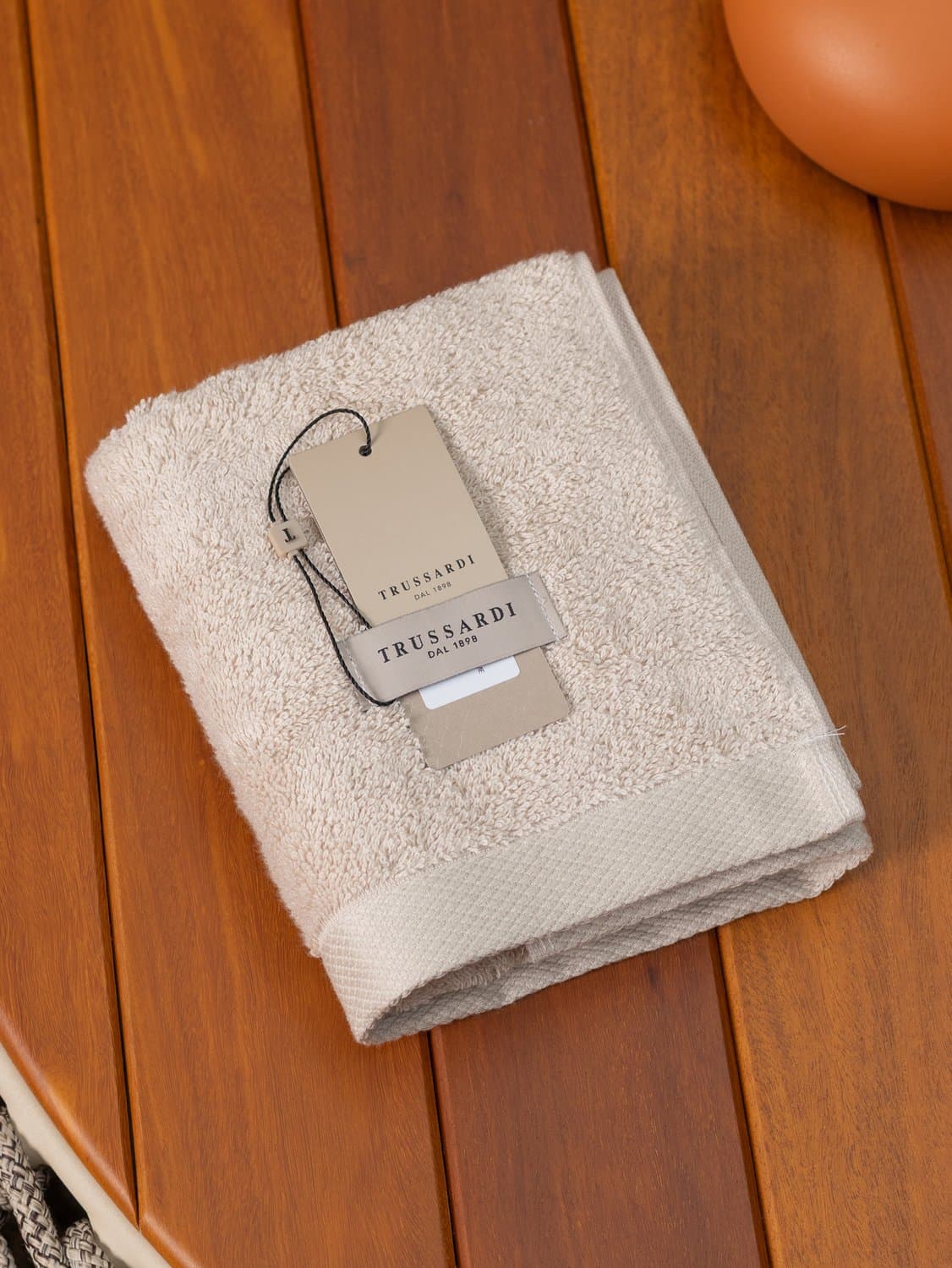 Toalha de Rosto Modena 48 x 80cm LCL Home By Trussardi Nocciola