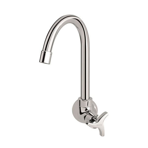 Torneira para Parede de Cozinha Bica Baixa Cromado Trio Docol
