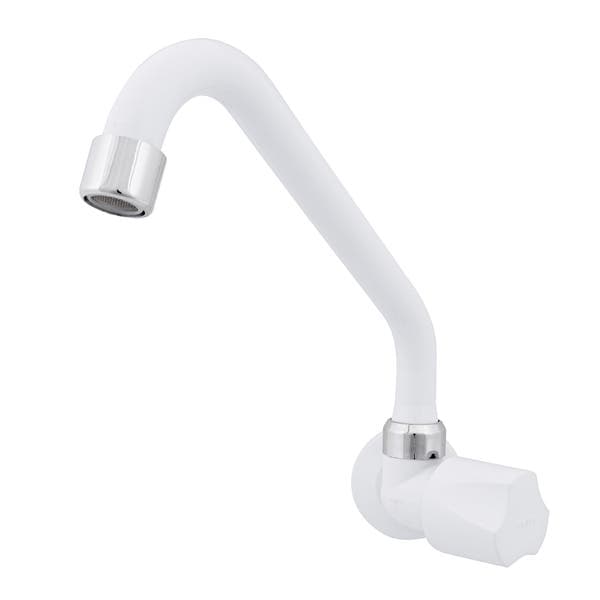 Torneira para Parede de Cozinha Bica Média Branco Foz Viqua
