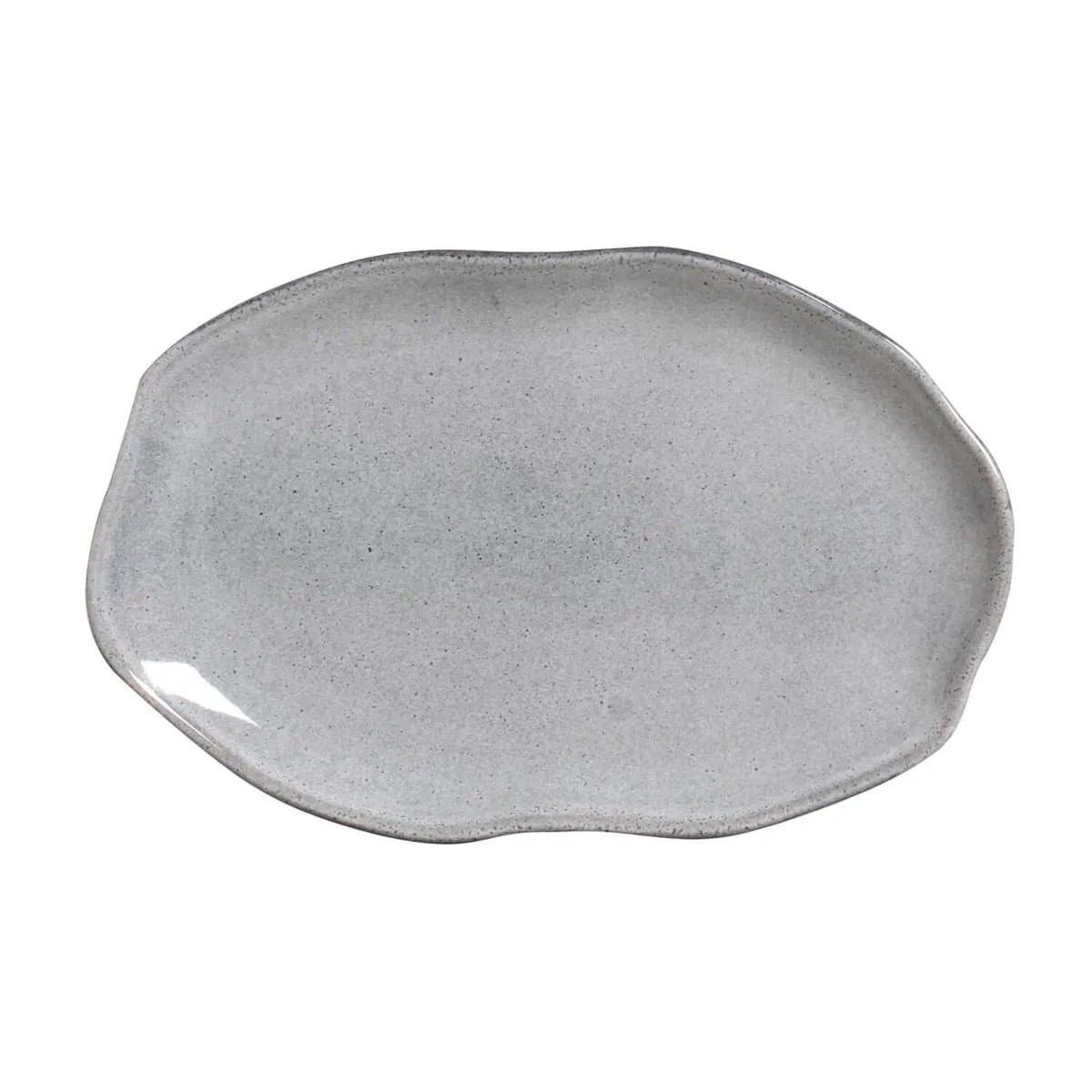 Travessa Oval Rasa Média Bio Porto Brasil Dust 30x20 cm