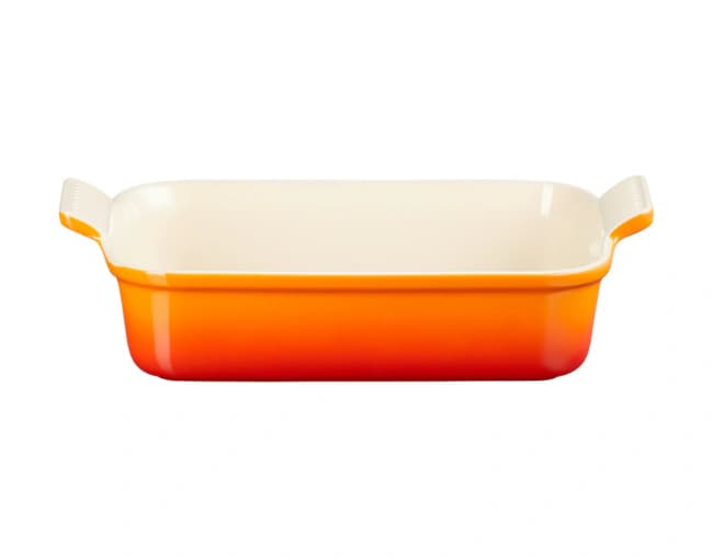 Travessa Retangular Heritage 26cm Le Creuset — Meringue