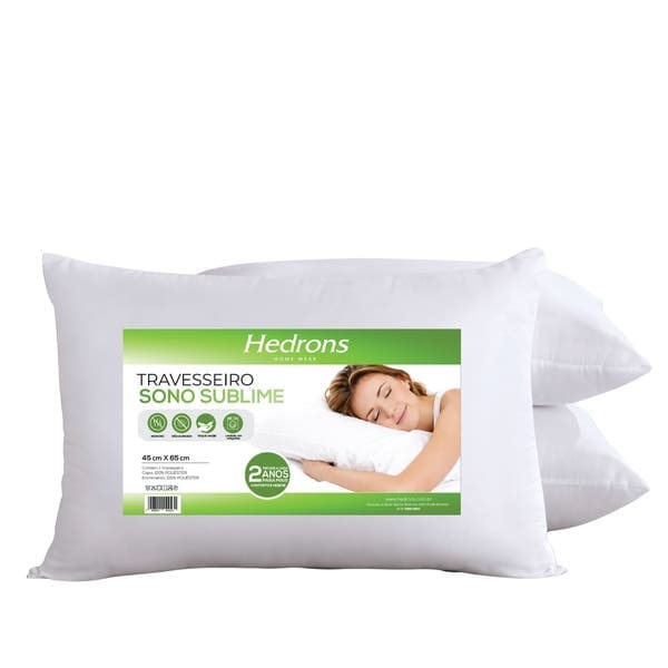 Travesseiro Microfibra 45x65cm Hedrons