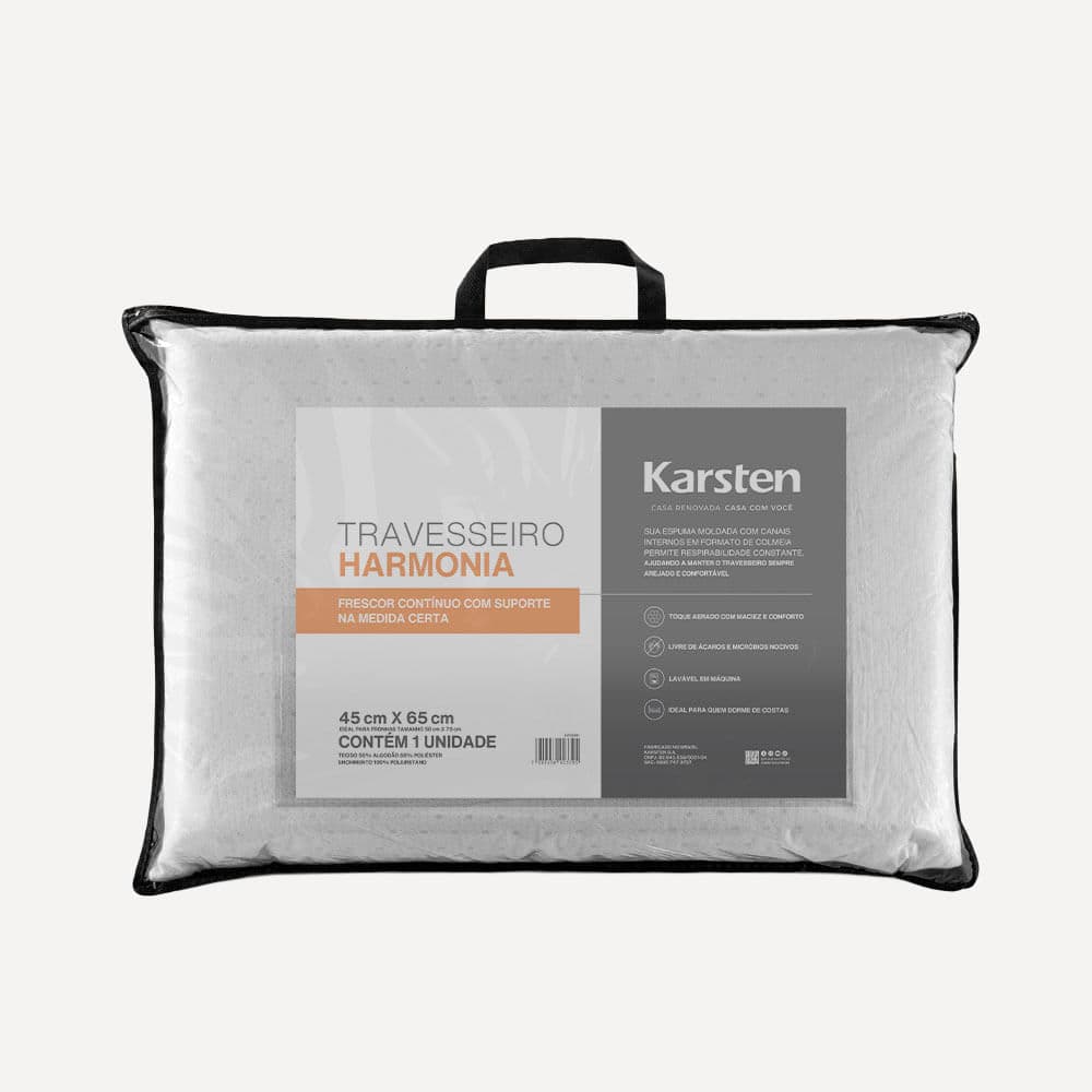 Travesseiro Suporte Médio Harmonia