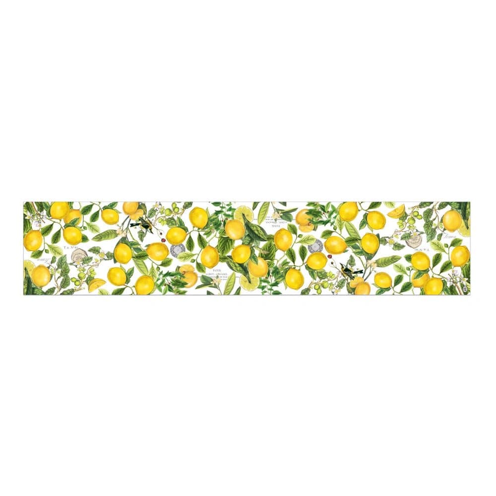 Trilho de Mesa de Algodão 182x38cm Lemon Basil - Michel Design