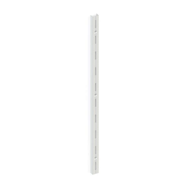 Trilho Simples Brasforma Aço Carbono 1m Branco TSB-1.00B