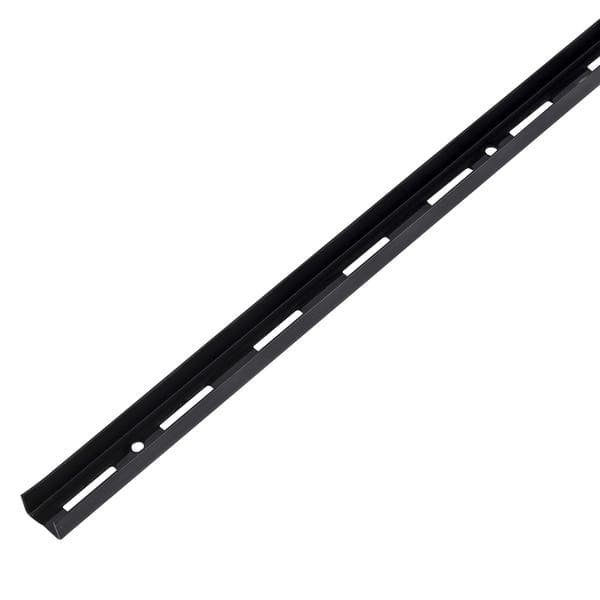Trilho Simples Encaixe Preto 50cm Brasforma