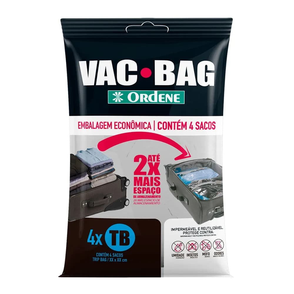 Vacum Bag Trip 4 Peças - Ordene