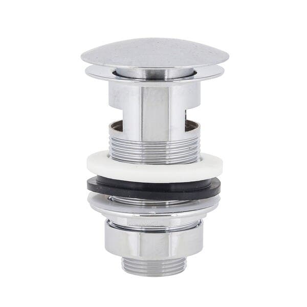 Válvula para Pia de Banheiro 7/8" Cromado com Ladrão Equation