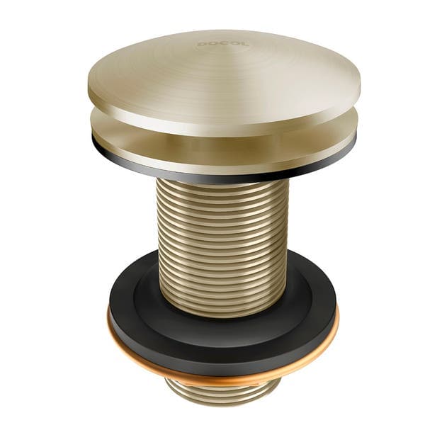 Válvula para Pia de Banheiro 7/8" Escovado sem Ladrão Docol