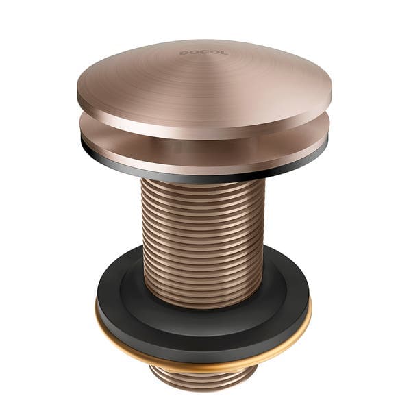 Válvula para Pia de Banheiro 7/8" Escovado sem Ladrão Docol