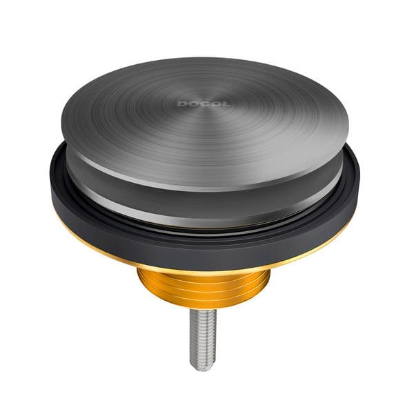 Válvula para Pia de Banheiro 7/8" Escovado sem Ladrão Docol