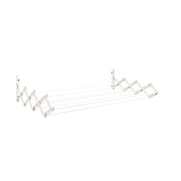 Varal de Parede de Aço Branco 0,16x0,8x0,42cm Seca Secalux