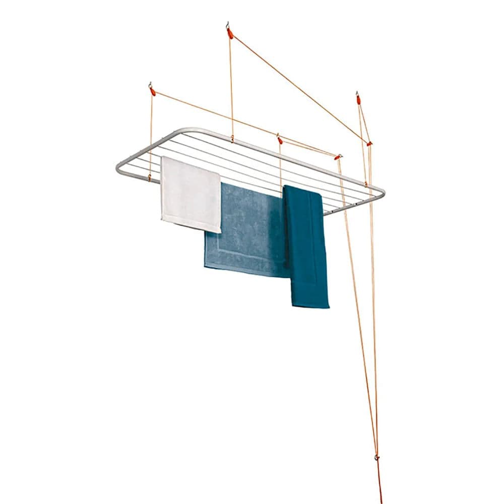Varal de Teto 90cm Branco - Home Space