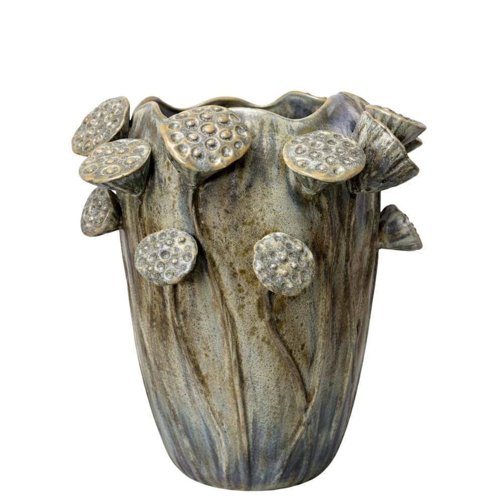 Vaso de Cerâmica Seeds Verde 30cm