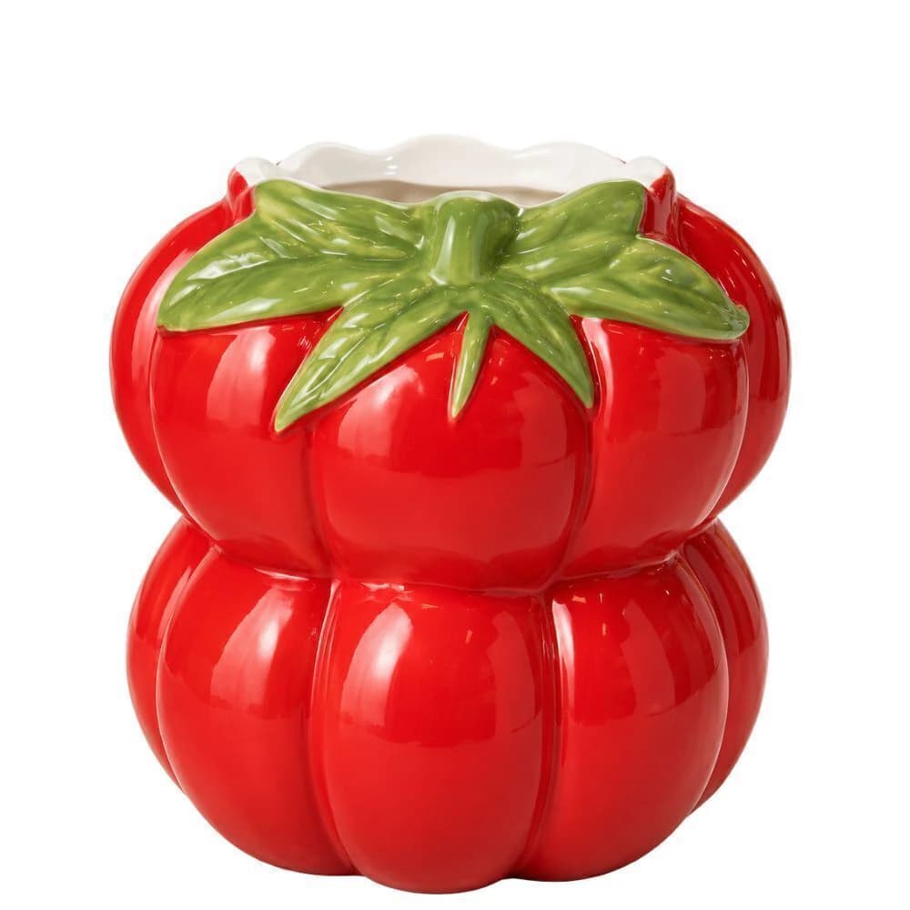 Vaso de Cerâmica Tomate Siciliano 12x8cm