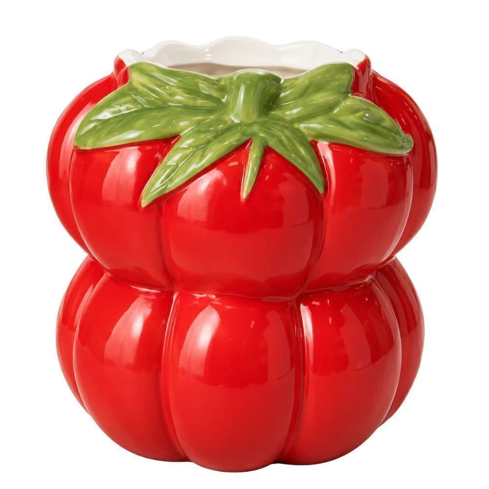 Vaso de Cerâmica Tomate Siciliano 18x12cm