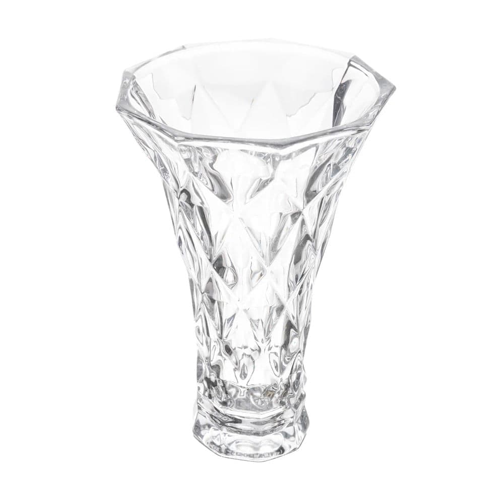 Vaso de Vidro Diamond 20cm - Lyor
