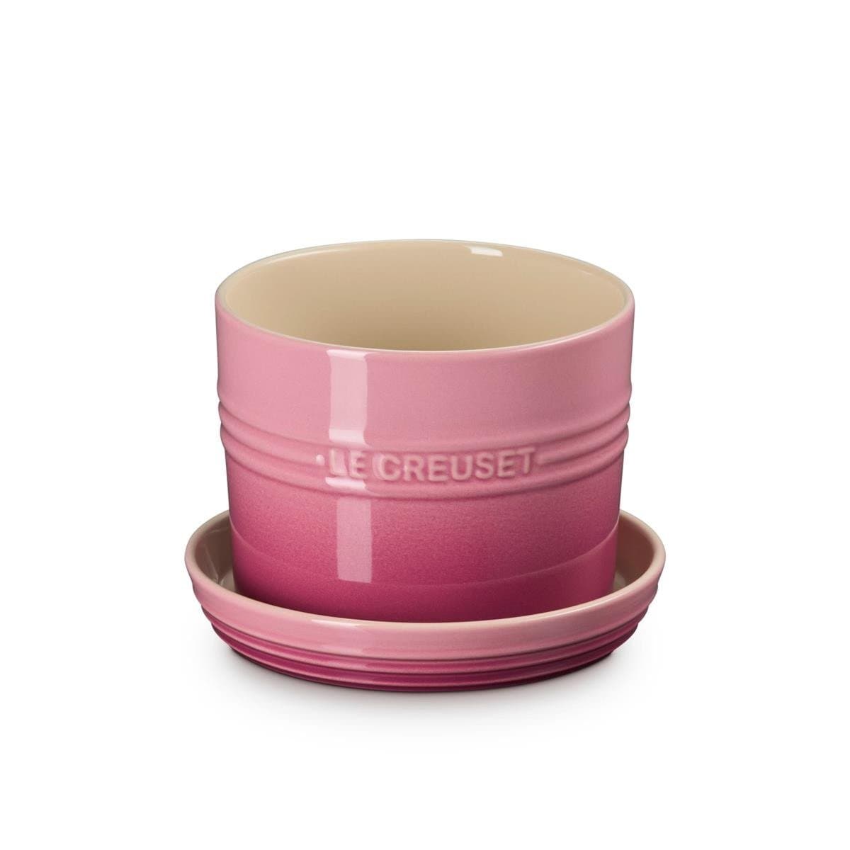 Vaso para Ervas com Bandeja Le Creuset Rose Quartz 14 cm