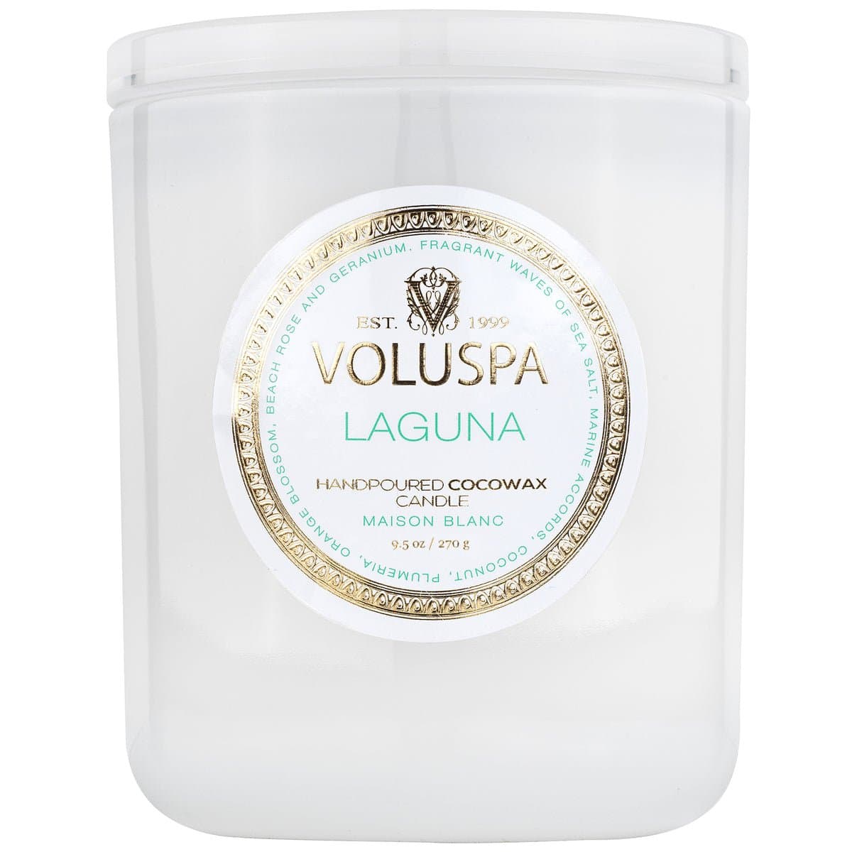 Vela Copo de Vidro Laguna Voluspa + 60 Horas