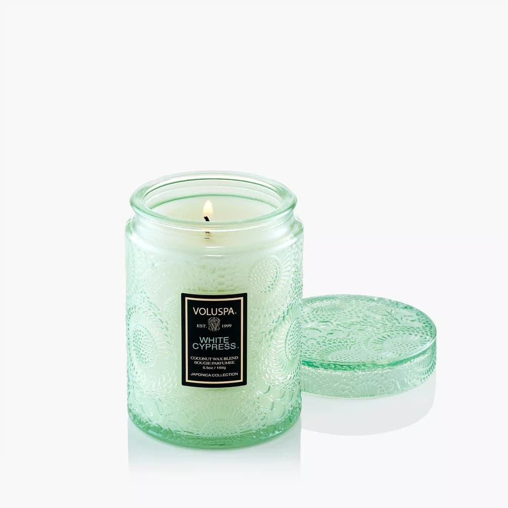 Vela Pote 50h White Cypress - Voluspa