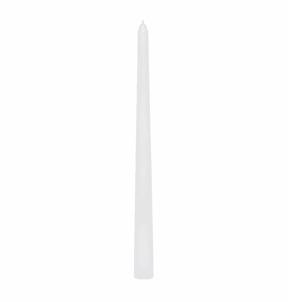 Vela Velazza Elegance Branca 3 Unidades