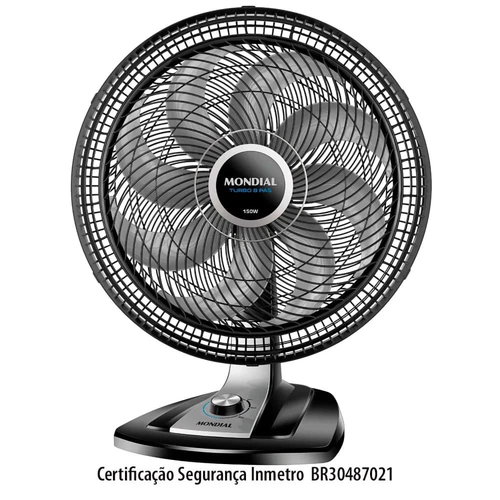 Ventilador de Mesa Mondial 50cm 8 Pás Vtx-50-8p — Ventilador de Mesa Mondial 50cm 8 Pás Vtx-50-8p · Ref. 4186